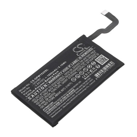 Batterie pour Google Pixel 9 Pro Fold (1600 mAh/6.16 Wh, 3.85 V)