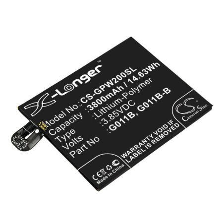 Batterie pour Google G011B-B (3800 mAh/14.63 Wh, 3.85 V)