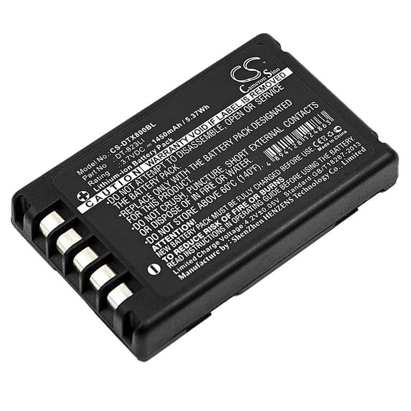 Batterie pour Casio DT-810 (1450 mAh/5.37 Wh, 3.7 V)