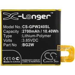Batterie pour Google Pixel 2B (2700 mAh/10.4 Wh, 3.85 V)