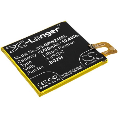 Batterie pour Google Pixel 2 Muski (2700 mAh/10.4 Wh, 3.85 V)