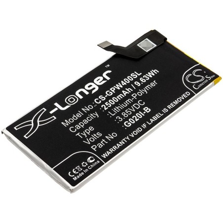 Batterie pour Google Pixel 4 (2500 mAh/9.63 Wh, 3.85 V)
