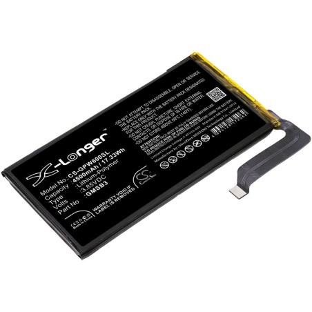 Batterie pour Google GR1YH (4500 mAh/17.33 Wh, 3.85 V)