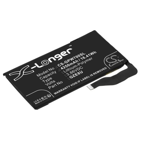 Batterie pour Google GVU6C (4250 mAh/16.41 Wh, 3.86 V)