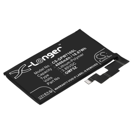 Batterie pour Google Pixel 7 Pro (4900 mAh/18.87 Wh, 3.85 V)