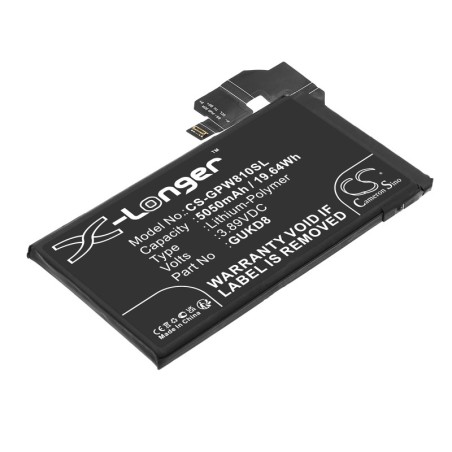 Batterie pour Google Pixel 8 Pro 5G (5050 mAh/19.64 Wh, 3.89 V)