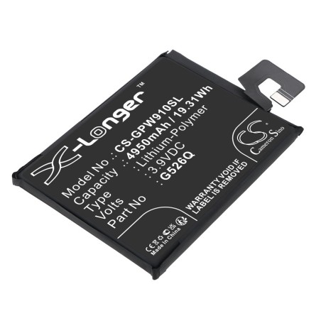 Batterie pour Google GTF7P (4950 mAh/19.31 Wh, 3.9 V)