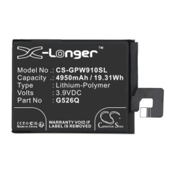 Batterie pour Google Pixel 9a (4950 mAh/19.31 Wh, 3.9 V)