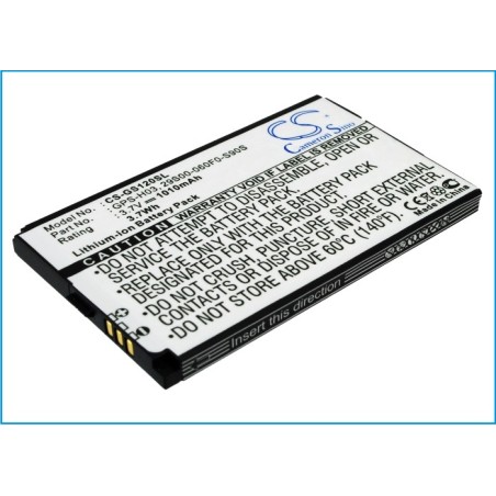 Batterie pour GSmart S1205 (1010 mAh/3.74 Wh, 3.7 V)