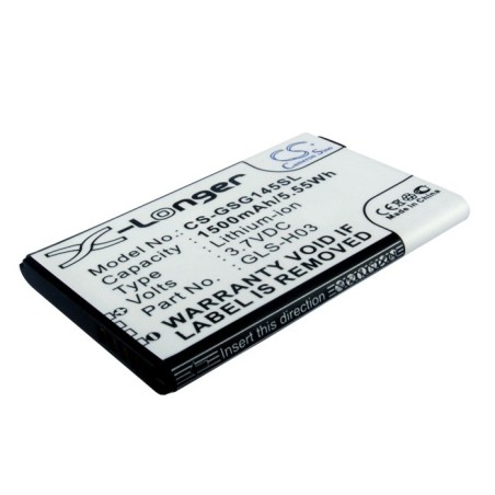 Batterie pour Gigabyte GLS-H03 (1500 mAh/5.55 Wh, 3.7 V)