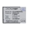 Batterie pour ArcMoile Velocity (2000 mAh/7.4 Wh, 3.7 V)