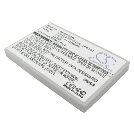 Batterie pour Gigabyte GPS-H01 (1300 mAh/4.81 Wh, 3.7 V)