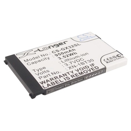 Batterie pour Sharp GZ200 (950 mAh/3.52 Wh, 3.7 V)