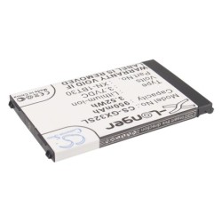 Batterie pour Sharp GZ200 (950 mAh/3.52 Wh, 3.7 V)