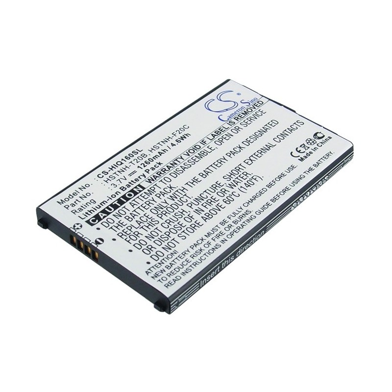 Batterie pour HP Silver (1260 mAh/4.66 Wh, 3.7 V)