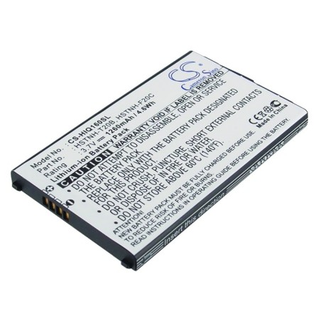 Batterie pour HP Silver (1260 mAh/4.66 Wh, 3.7 V)