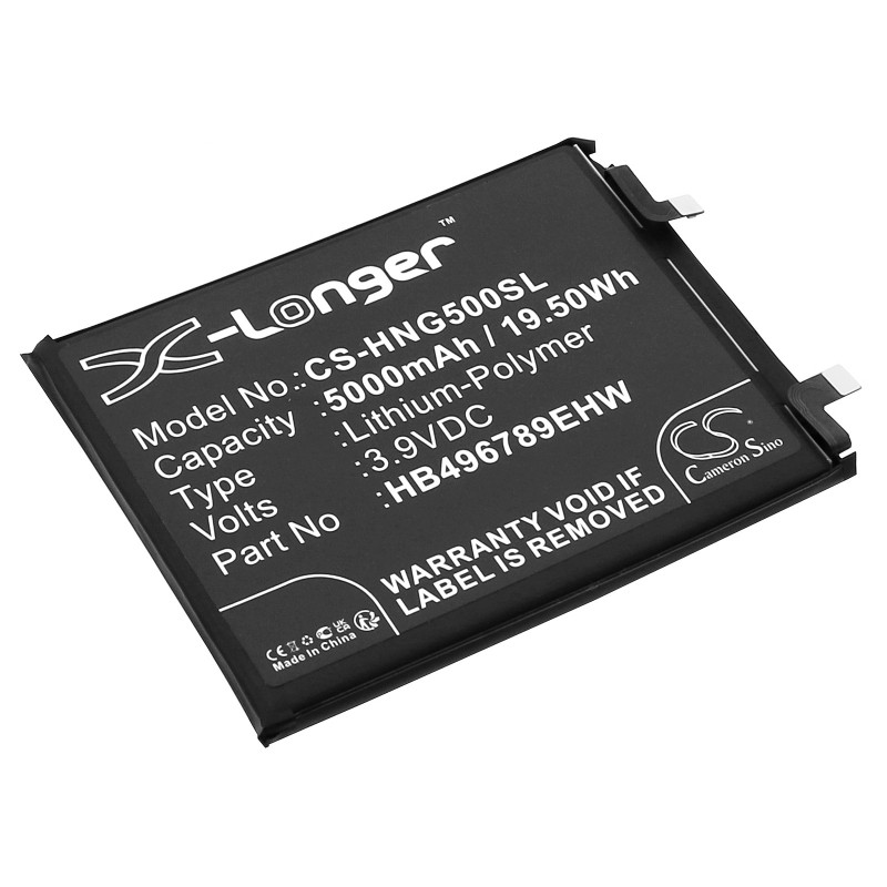 Batterie pour Honor Magic 5 (5000 mAh/19.5 Wh, 3.9 V)