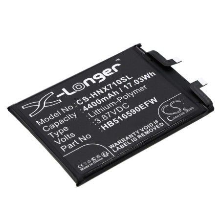 Batterie pour Honor 70 Pro (4400 mAh/17.03 Wh, 3.87 V)