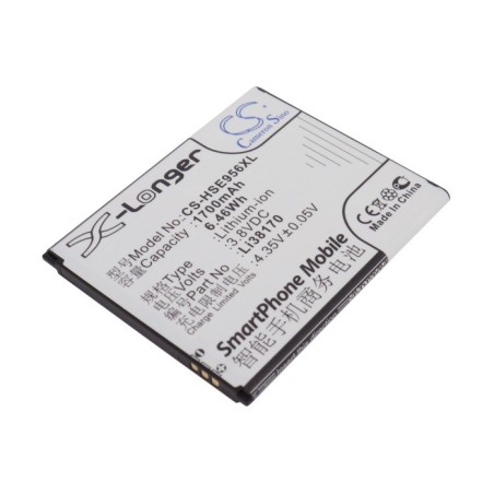 Batterie pour Hisense LI38170 (1700 mAh/6.46 Wh, 3.8 V)