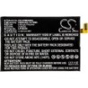Batterie pour Hisense D2-M (2300 mAh/8.74 Wh, 3.8 V)