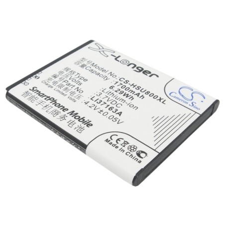 Batterie pour Hisense E920 (1700 mAh/6.29 Wh, 3.7 V)