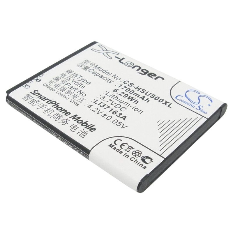 Batterie pour Hisense E910 (1700 mAh/6.29 Wh, 3.7 V)