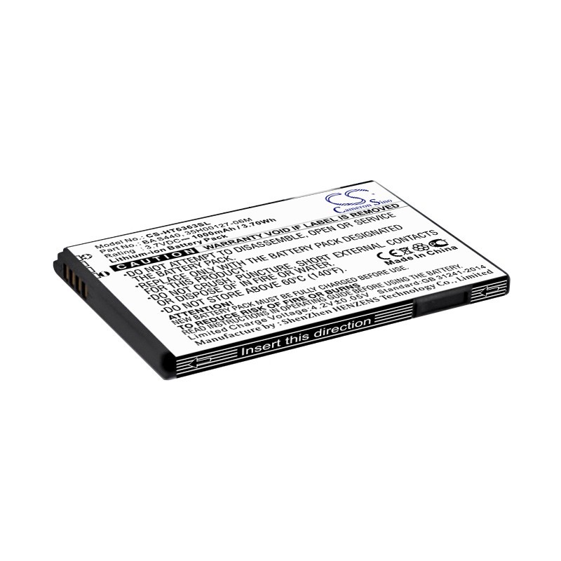 Batterie pour Dopod BB00100 (1000 mAh/3.7 Wh, 3.7 V)