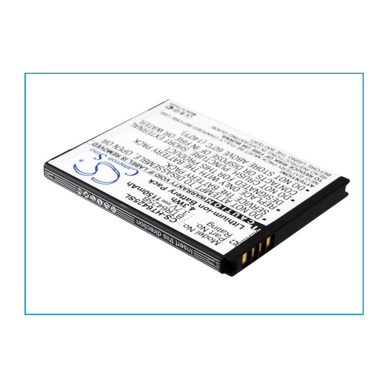 Batterie pour HTC Rezound (1150 mAh/4.26 Wh, 3.7 V)