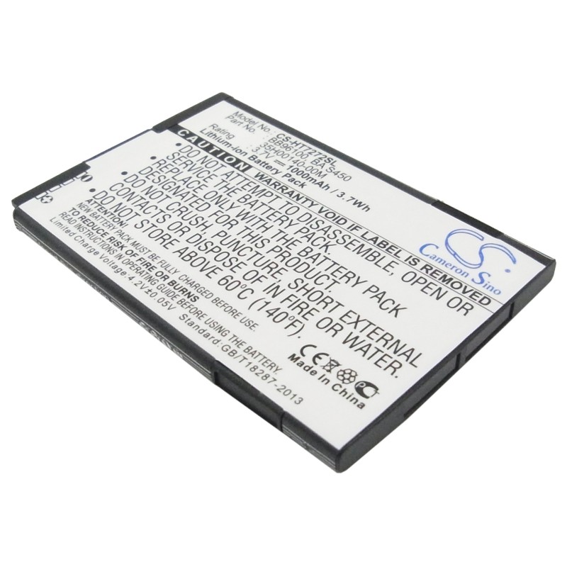 Batterie pour HTC Vision (1000 mAh/3.7 Wh, 3.7 V)