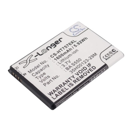 Batterie pour HTC 7 Pro (1600 mAh/5.92 Wh, 3.7 V)