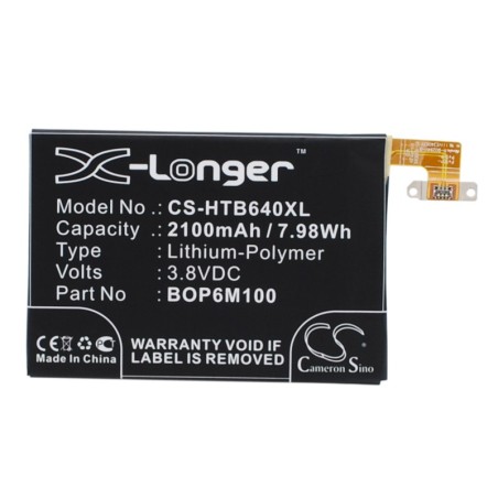 Batterie pour HTC One Mini 2 (2100 mAh/7.98 Wh, 3.8 V)