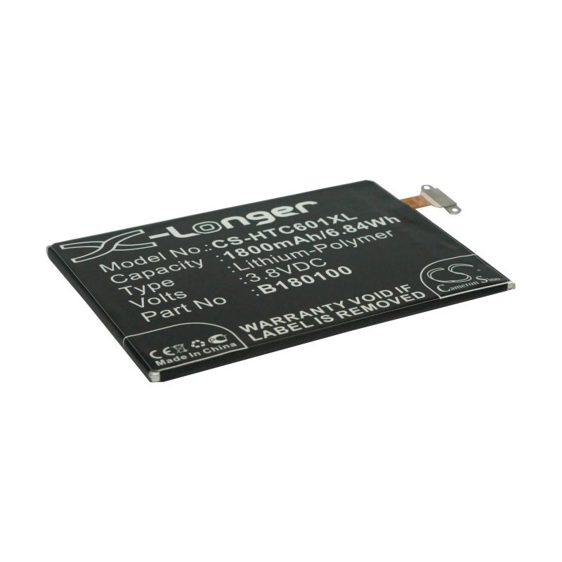 Batterie pour HTC 601S (1800 mAh/6.84 Wh, 3.8 V)