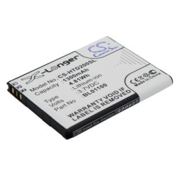 Batterie pour HTC A320E (1300 mAh/4.81 Wh, 3.7 V)