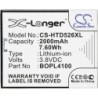 Batterie pour HTC BOPL4100 (2000 mAh/7.6 Wh, 3.8 V)