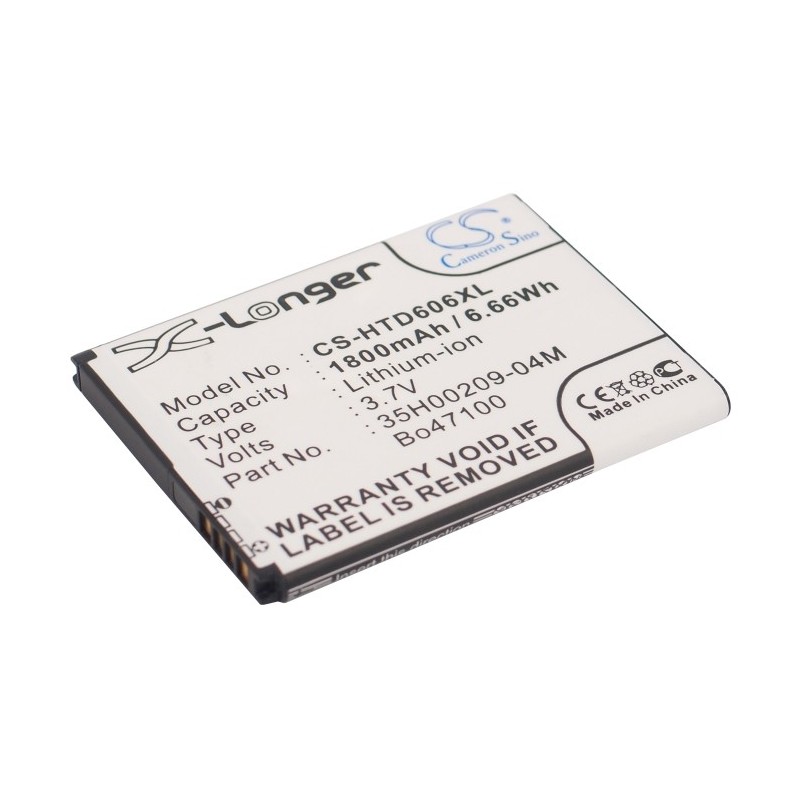 Batterie pour HTC CP3 (1800 mAh/6.84 Wh, 3.8 V)