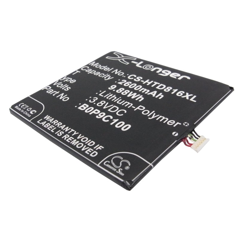 Batterie pour HTC D816w (2600 mAh/9.88 Wh, 3.8 V)