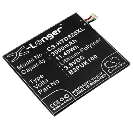 Batterie pour HTC D825h (3000 mAh/11.4 Wh, 3.8 V)