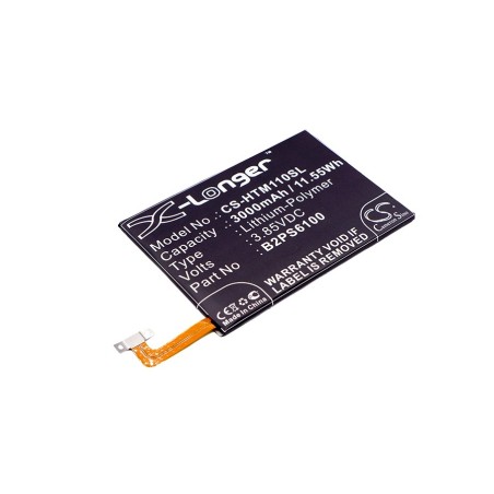 Batterie pour HTC One M10 (3000 mAh/11.55 Wh, 3.85 V)