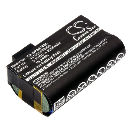 Batterie pour Topcon 60991 (5200 mAh/19.24 Wh, 3.7 V)
