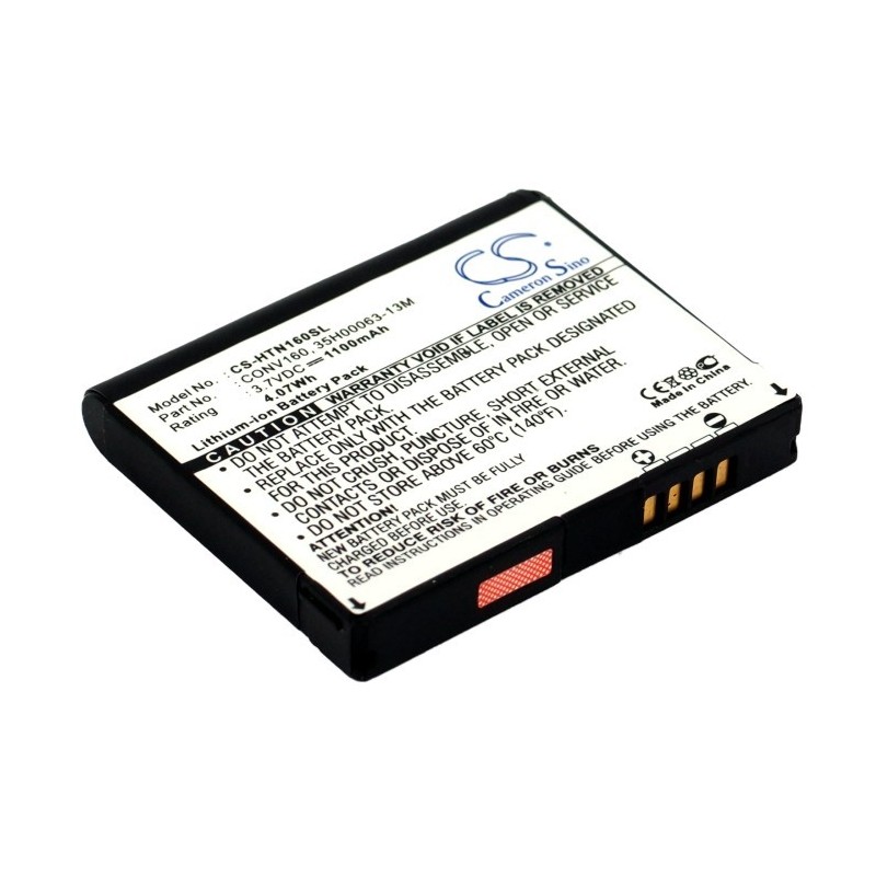 Batterie pour HTC Converse 100 (1100 mAh/4.07 Wh, 3.7 V)