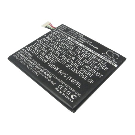 Batterie pour HTC S720t (1800 mAh/6.84 Wh, 3.8 V)