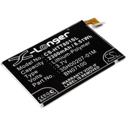 Batterie pour HTC 802d (2300 mAh/8.51 Wh, 3.7 V)