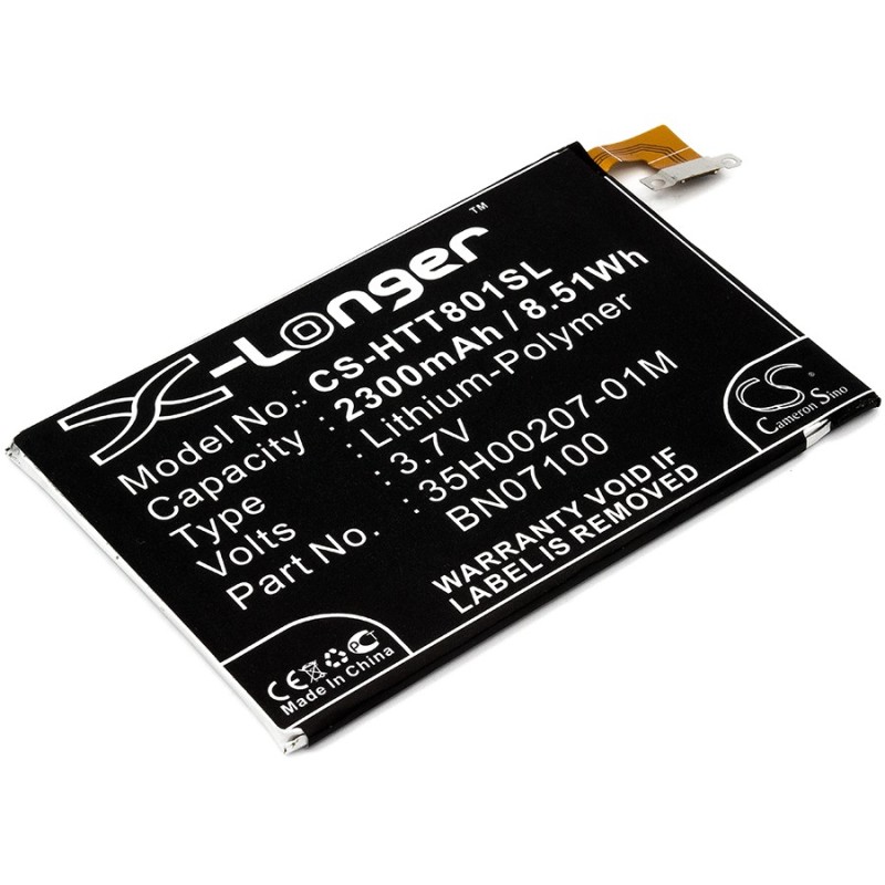Batterie pour HTC 802d (2300 mAh/8.51 Wh, 3.7 V)