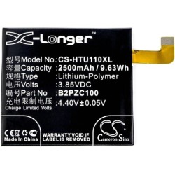 Batterie pour HTC 601HT (2500 mAh/9.63 Wh, 3.85 V)
