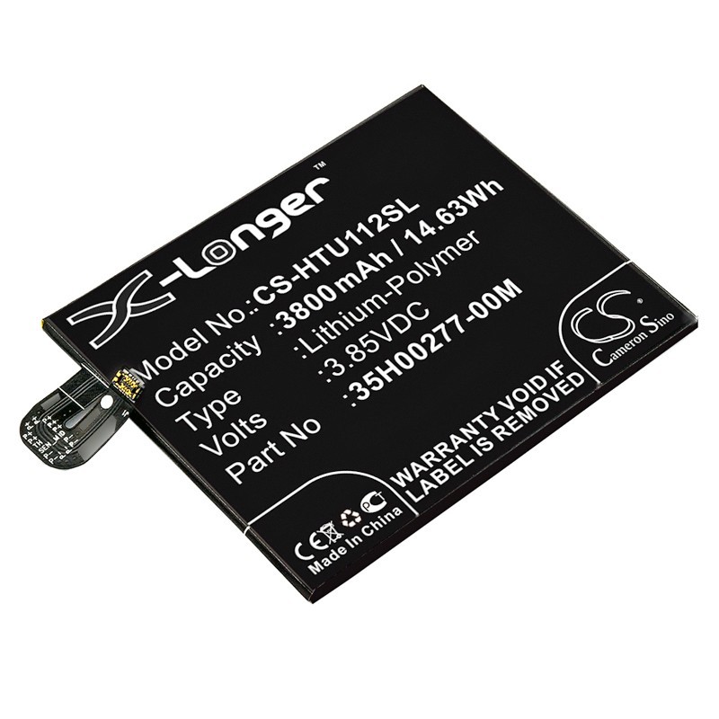 Batterie pour HTC U11+ (3800 mAh/14.63 Wh, 3.85 V)