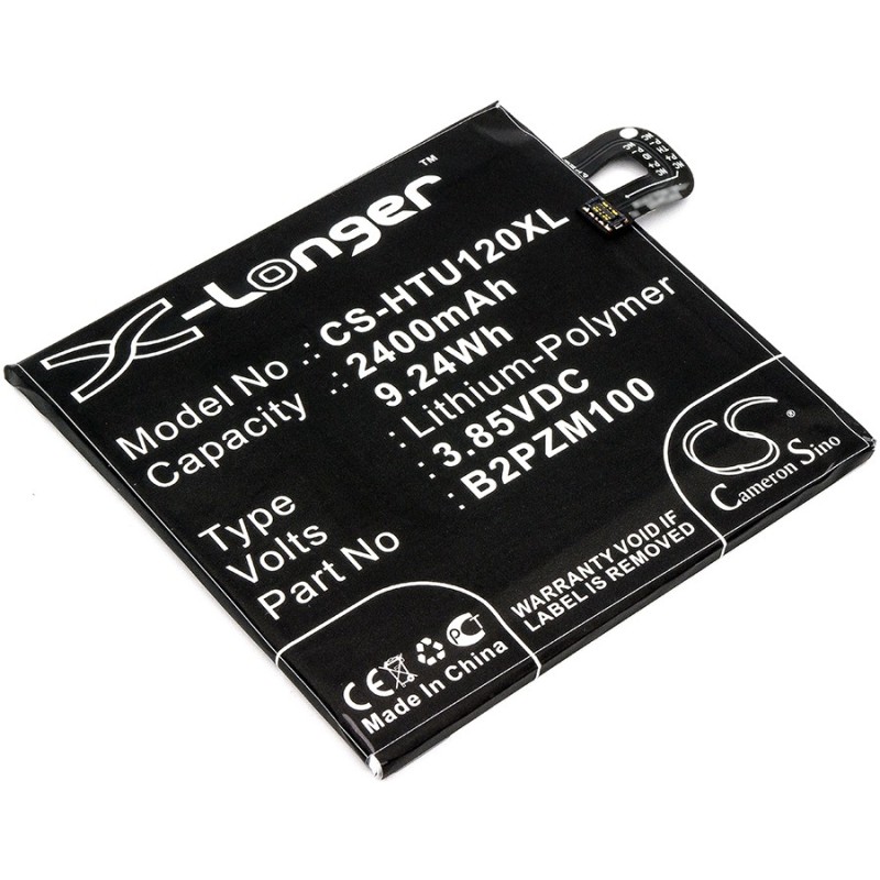 Batterie pour HTC Alpine (2400 mAh/9.24 Wh, 3.85 V)