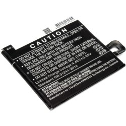 Batterie pour HTC Alpine (2400 mAh/9.24 Wh, 3.85 V)