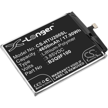Batterie pour HTC B2Q9F100 (4650 mAh/17.9 Wh, 3.85 V)