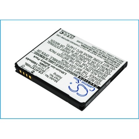 Batterie pour HTC G20 (1400 mAh/5.18 Wh, 3.7 V)