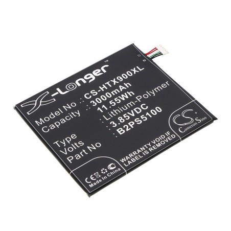 Batterie pour HTC E56ML (3000 mAh/11.55 Wh, 3.85 V)